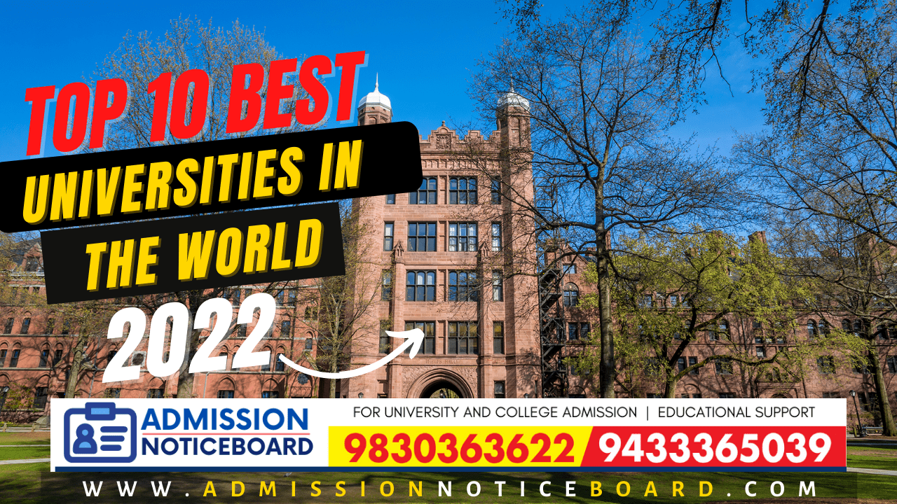 TOP 10 BEST UNIVERSITIES IN THE WORLD (2021-2022)