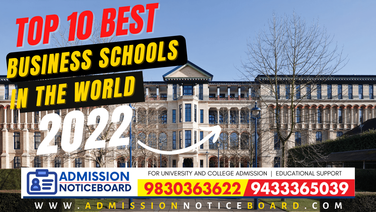 TOP 10 BEST BUSINESS SCHOOLS IN THE WORLD